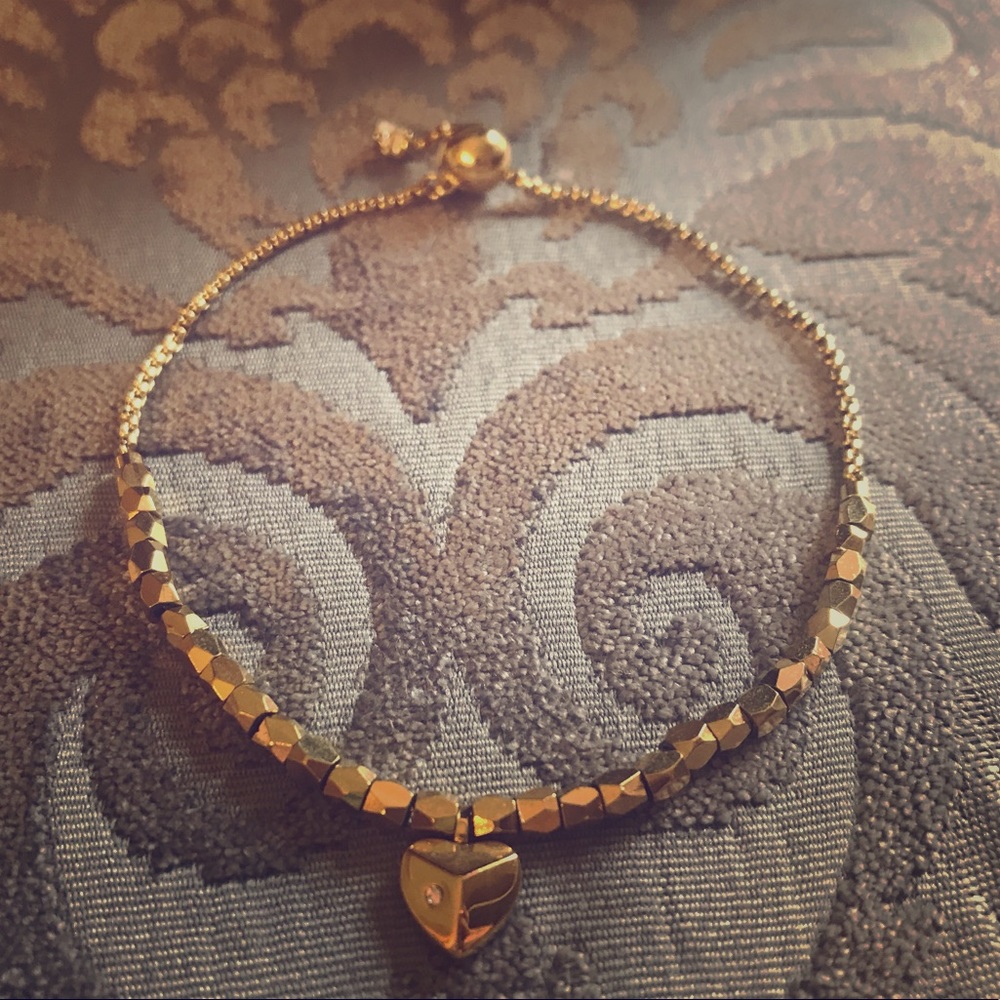 Michael Kors Gold Heart Bracelet New
